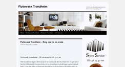 Desktop Screenshot of flyttevasktrondheim.com